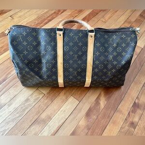 Louis Vuitton Travel Bag Brown and  Tan